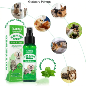Spray Pulgas Garrapatas Mascotas