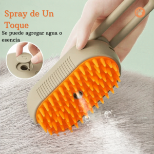 Peine a Vapor para Mascotas Recargable