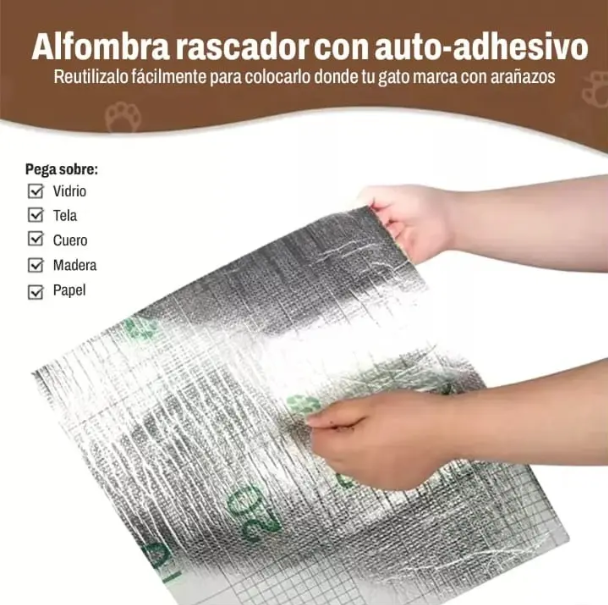 Rascador Autoadhesivo para Gatos - Masaje y Alivio al Instante - Image 3